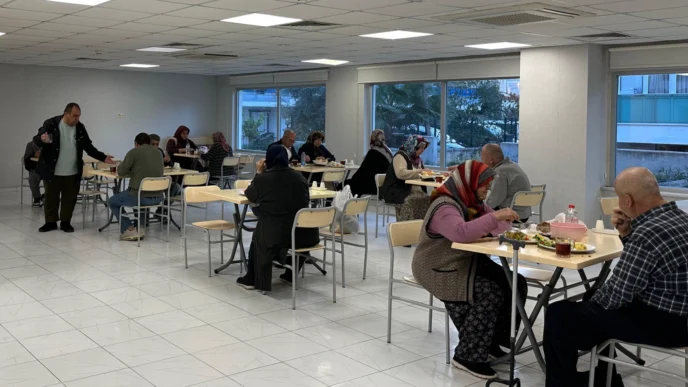 Antalya'da sosyal tesis ikinci evleri oldu