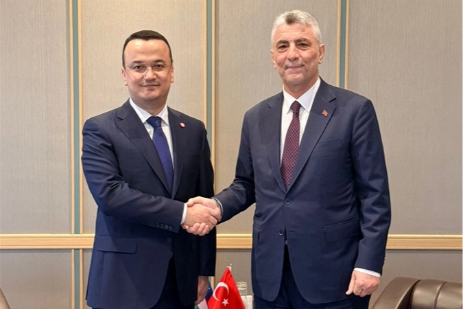 Bakan Bolat Özbekistanlı mevkidaşını ağırladı