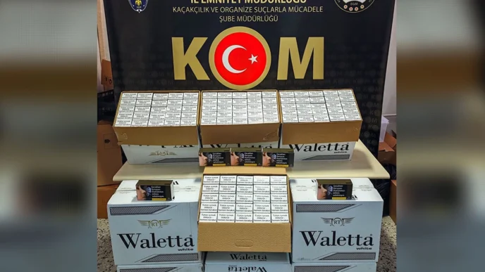 Bilecik'te 100 bin bandrolsüz makaron ele geçirildi
