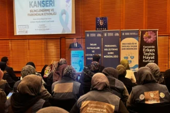 Bursa Büyükşehir'de kadın çalışanlarına 'erken teşhis' bilinci
