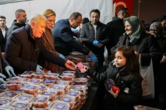 Bursa'da Miraç Kandili bereketi