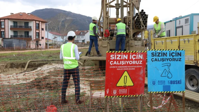 Bursa İnegöl Hocaköy'e BUSKİ'den içme suyu desteği