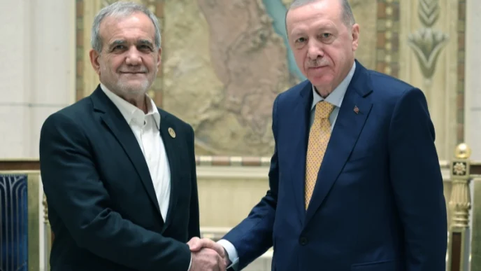 Cumhurbaşkanı Erdoğan, İranlı mevkidaşıyla görüştü