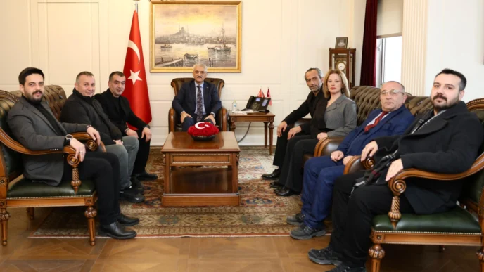Düzce Gazeteciler Cemiyeti'nden Vali Makas’a ziyaret