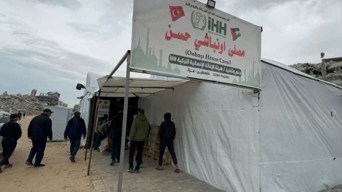 İsrail yıktı, Kocaeli Büyükşehir Gazze'de kurdu