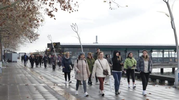 Kocaeli'de İzmitli kadınlar ‘Sağlıklı Yaşam Yürüyüşü’nde buluştu