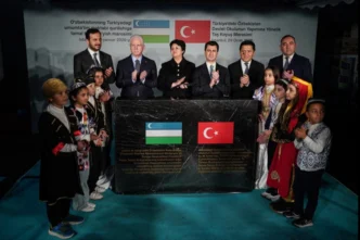 Türkiye’deki Özbekistan Devlet Okulu’nun yapımına yönelik 'Taş Koyuş' merasimi düzenlendi