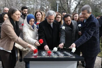 Ankara Üniversitesi depremde kaybedilen öğrencilerini andı