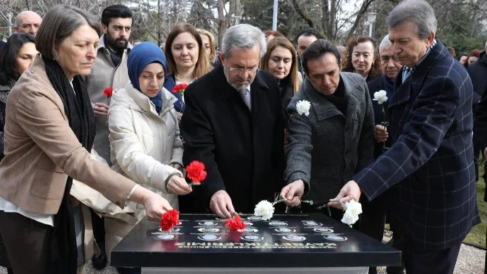 Ankara Üniversitesi depremde kaybedilen öğrencilerini andı