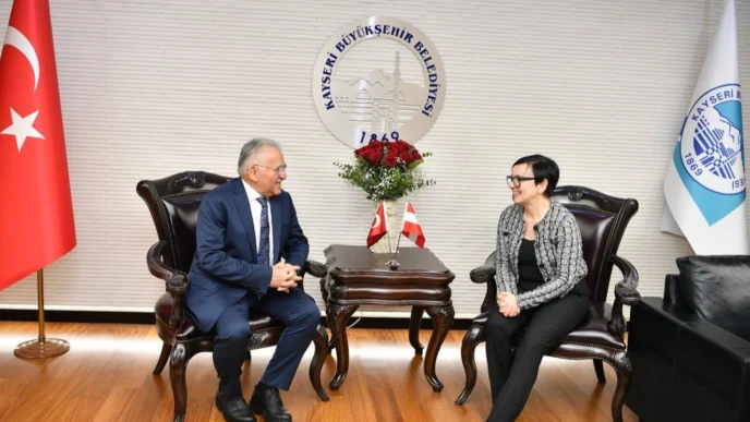 Avusturya Ankara Büyükelçisi'nden Büyükkılıç'a ziyaret