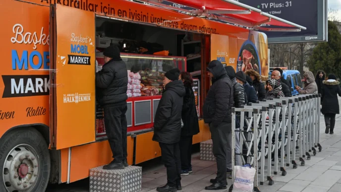 Başkent Mobil Market ile et satışı başladı 