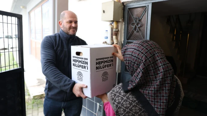 Bursa Nilüfer’de dayanışma paylaşarak artıyor