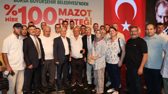 Bursalı üreticilere Büyükşehir'den tam destek