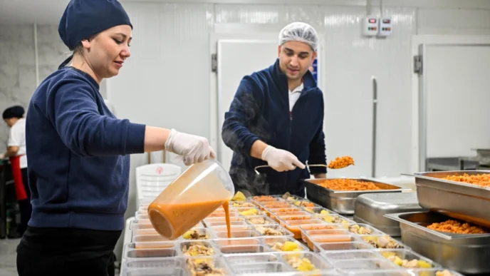 İzmir Bornova'da ramazan dayanışması