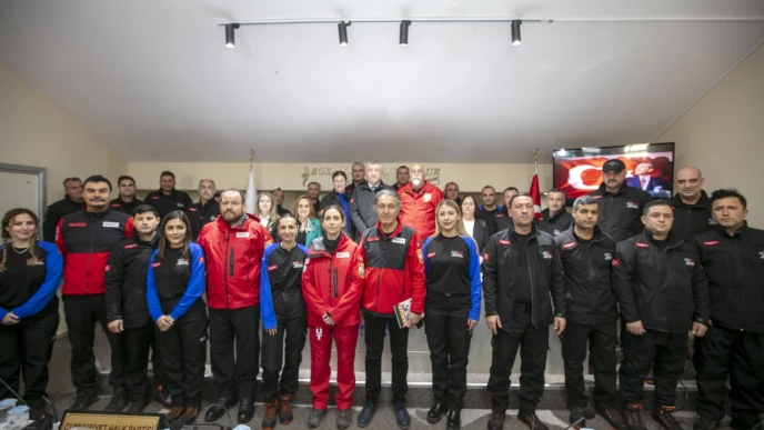 İzmir'de Güzelbahçe Belediyesi Afet İşleri Müdürlüğü kuruldu