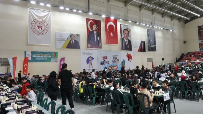 Kayseri Kocasinan'da satranç şöleni sona erdi