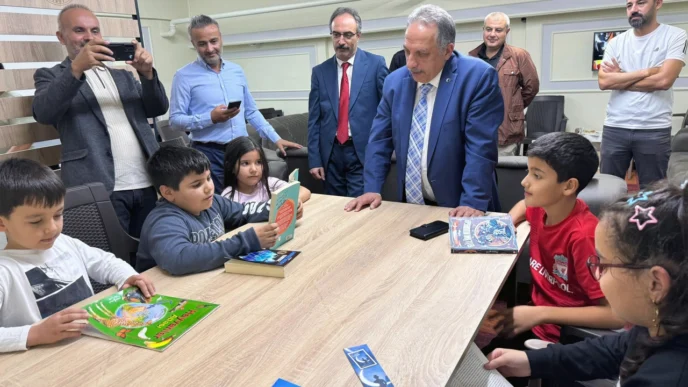 Kayseri Talas'ın 'Apartman Kütüphane' projesine büyük ilgi