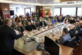 Keçiörenli muhtarlardan Başkan Özarslan'a destek ziyareti