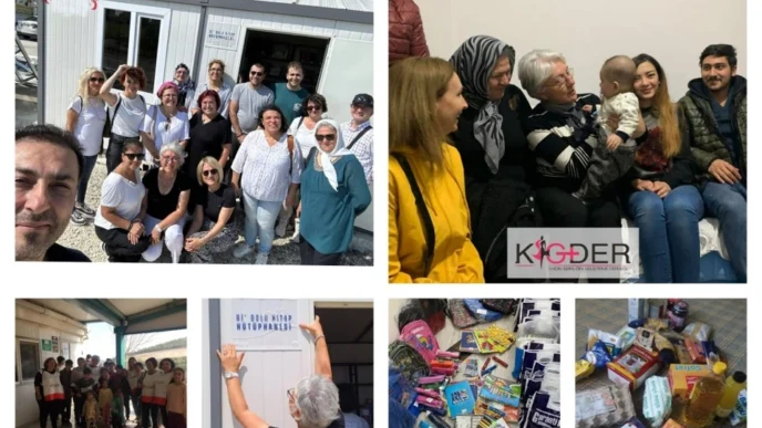 KİGDER deprem bölgesinden elini çekmedi