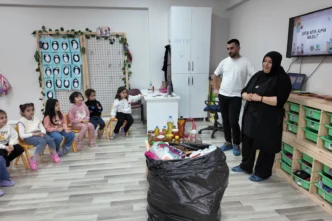 Kocaeli'de minik öğrencilere sıfır atık eğitimi