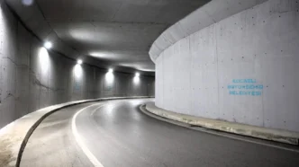 Kocaeli'de Şehir Hastanesi alt geçidi ışıl ışıl oldu