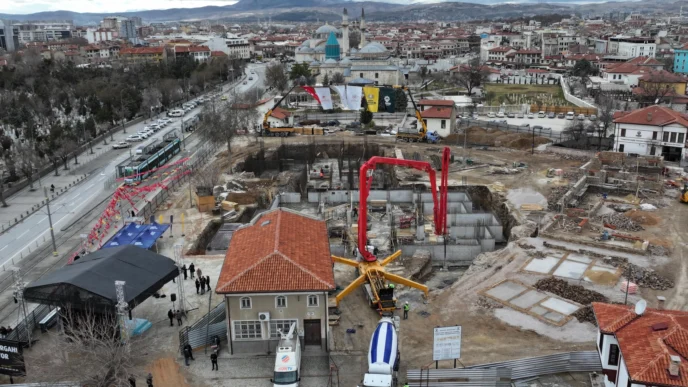 Konya Mevlevi Dergahı'nın temeli atıldı