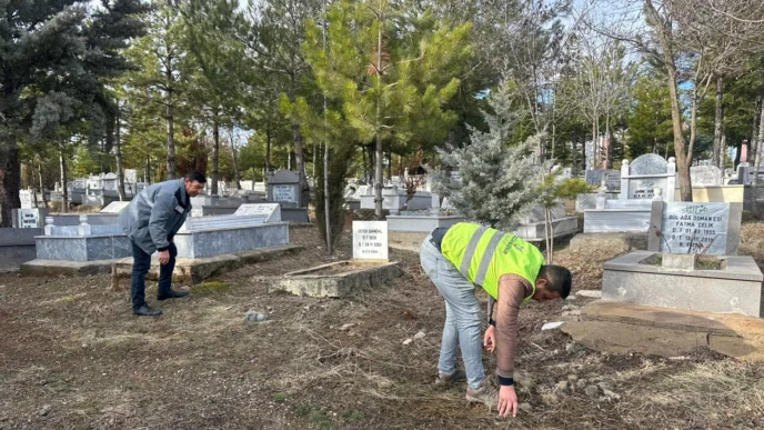 Malatya Doğanşehir'den mezarlıklara dijital adım