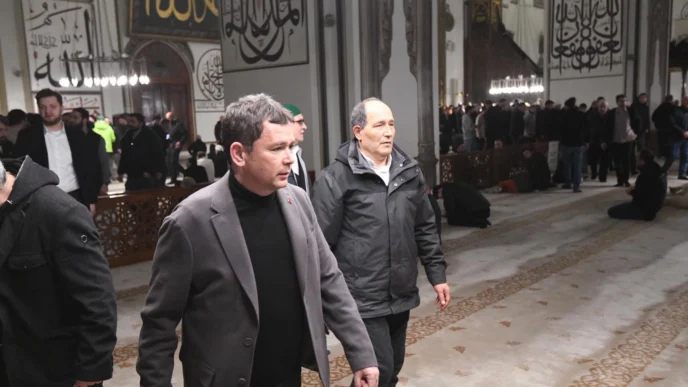 Başkan Erkan Aydın Bursa'da fetih duasına katıldı