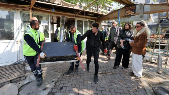 Bursa’da 1050 Konutlar’daki yeşil alan işgalden kurtarıldı