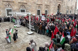 Bursa Gönüllü Kuruluşlar'dan Filistin için tek yürek