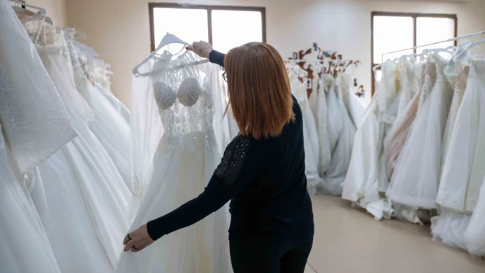 Gelinlikler hayalleri İzmir Bornova'da gerçeğe dönüşüyor