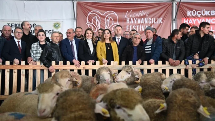 Trakya'nın ilk Küçükbaş Hayvancılık Festivali Malkara'da coşkuyla başladı