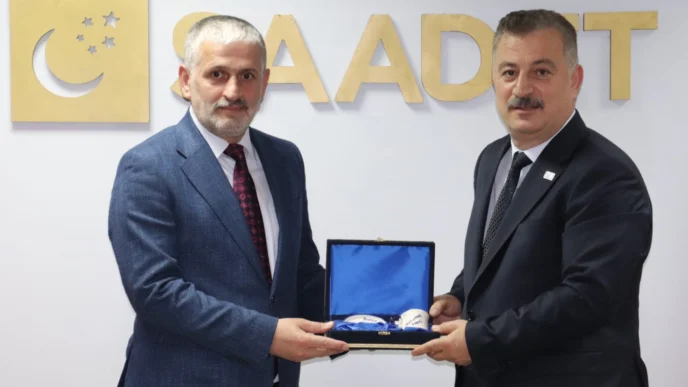 Anahtar Parti'den Saadet Partisi'ne ziyaret