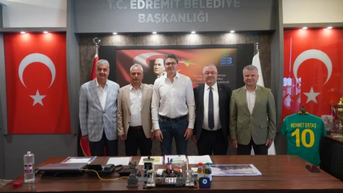 Balıkesir Edremit Belediyesi’nde bayramlaşma coşkusu