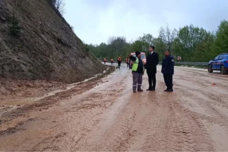 Bilecik Gümüşdere'deki heyelan bölgesine yakın mercek