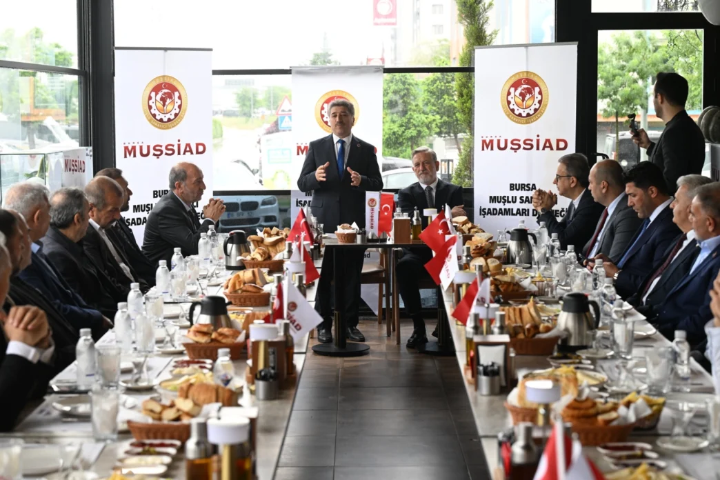 BTSO Başkanı Burkay MUŞSİAD üyeleriyle buluştu