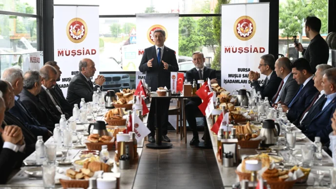 BTSO Başkanı Burkay MUŞSİAD üyeleriyle buluştu