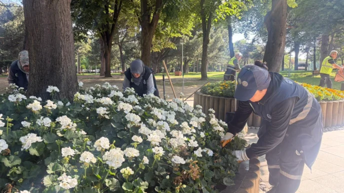 Bursa'da yeşil alanlarda çifte hazırlık