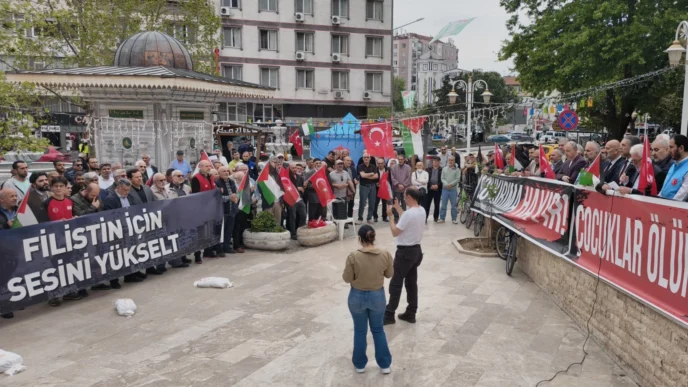 Bursa Gemlik’ten dünyaya Sumud çığlığı!