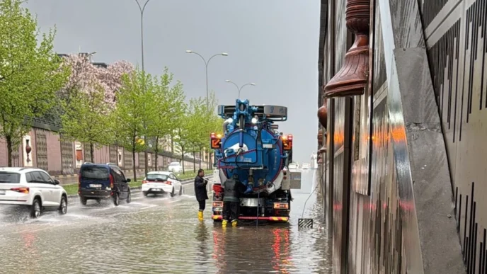 Gaziantep’te Alleben Deresi taştı!