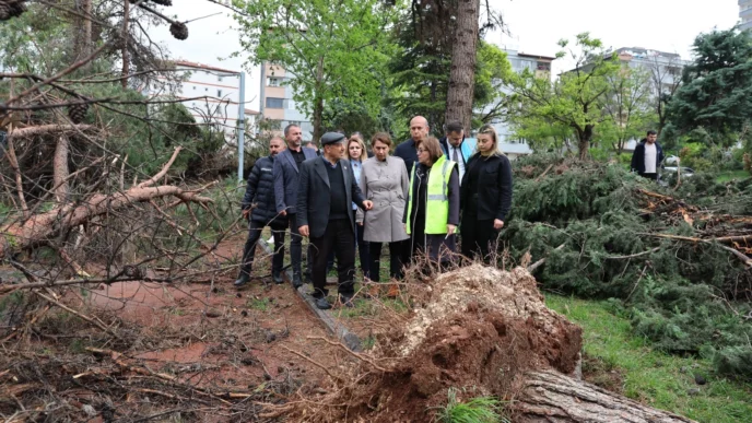 Gaziantep’te 'süper hücre'ye karşıu tüm ekipler sahada