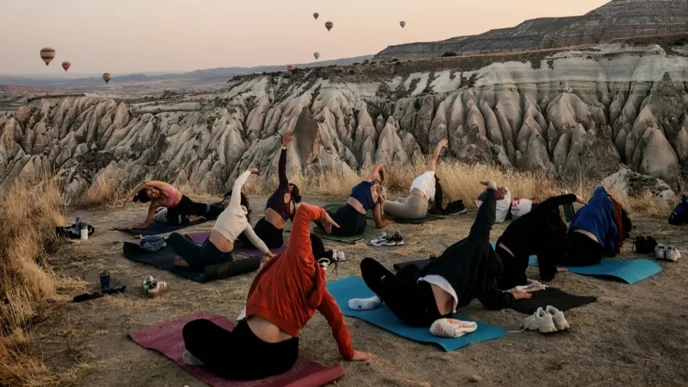 Kapadokya’da Bi’Yoga Fest hazırlığı
