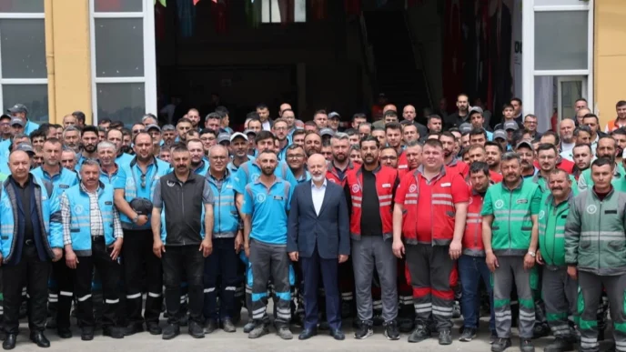 Kayseri Kocasinan'da bayramlaşma zamanı