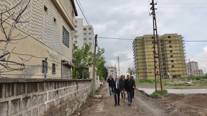 Kayseri Kocasinan'da model mahalle hedefiyle dönüşüm