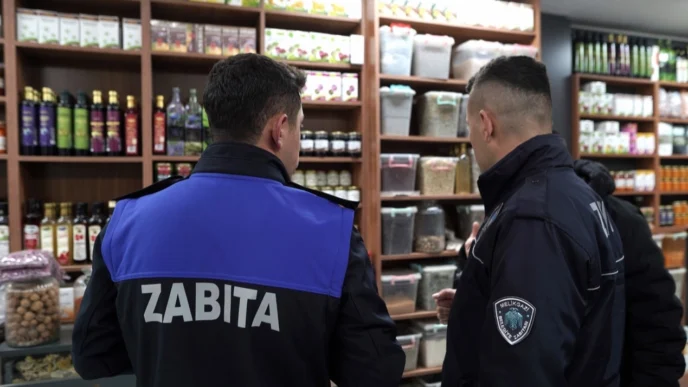 Kayseri Melikgazi zabıtasından kasap ve baharatçılara sıkı denetim