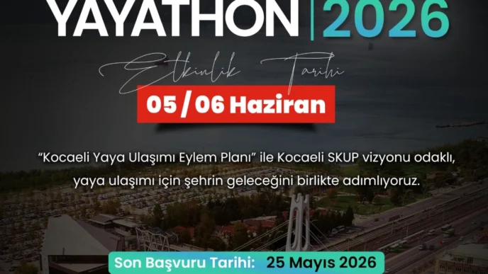 Kocaeli'de gençler yaya geleceğini tasarlıyor... “Yayathon” ile yaya çözümleri geliştirilecek