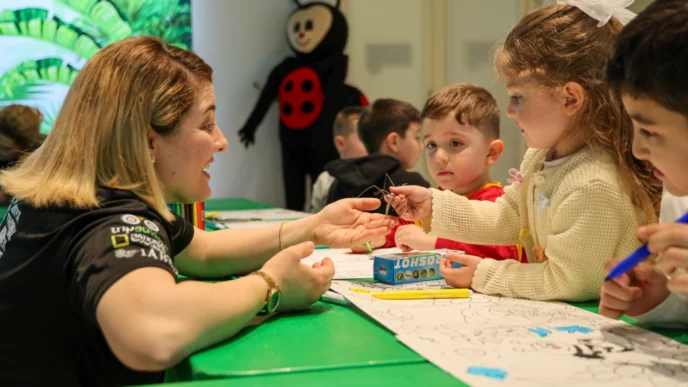 Konya Tropikal Kelebek Bahçesi'nde eğlenceli etkinlikler
