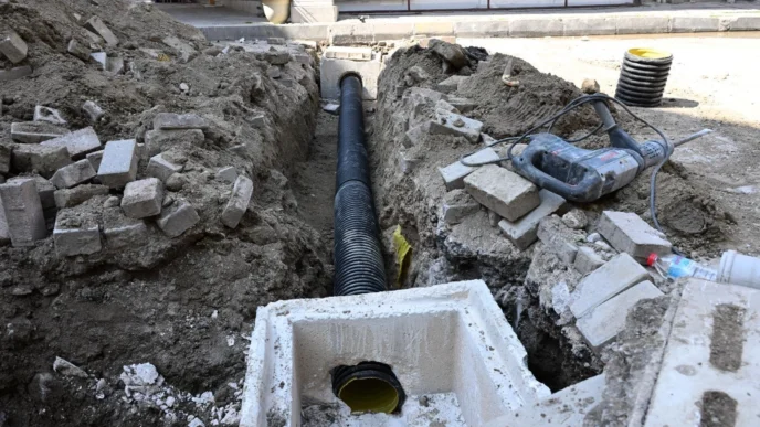 Manisa Saruhanlı’da altyapı yenileniyor