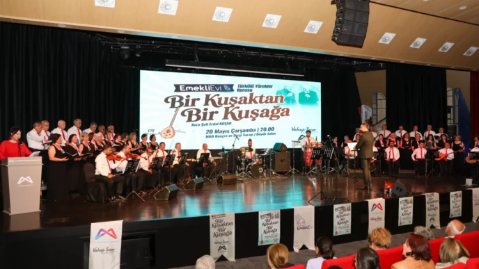 Mersin’de ‘Bir Kuşaktan Bir Kuşağa’ konseri coşkuya sahne oldu