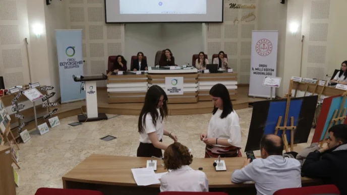 Ordu’da liseler arası münazara yarışmasında finalistler belli oldu
